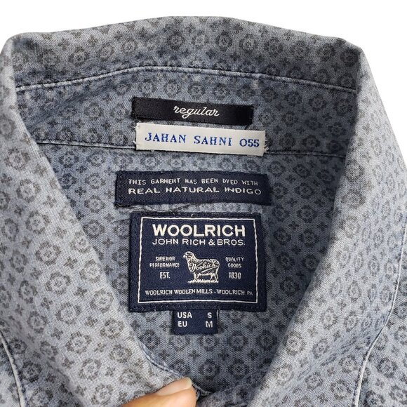 Woolrich John Rich Bros Shirt Mens Small Button Down Long Sleeve - Picture 5 of 12